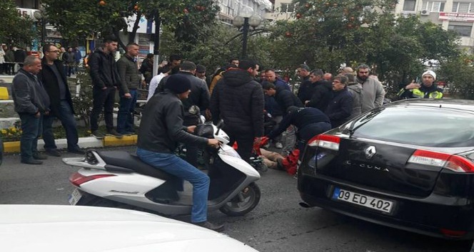 Kuşadası’nda trafik kazası, 1 yaralı