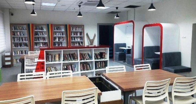 Aydın’da beş yıldızlı otel konforunda kütüphane
