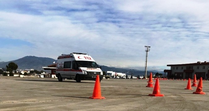 Aydın’da ambulans sürüş teknikleri eğitimi gerçekleştirildi