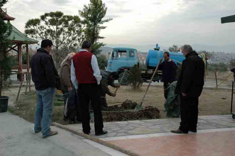 Kuşadası’nda ağaç dikme çalışmaları