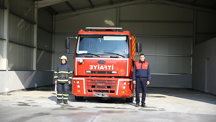 BÜYÜKŞEHİR'DEN ORTAKLAR OSB'YE YENİ İTFAİYE BİNASI