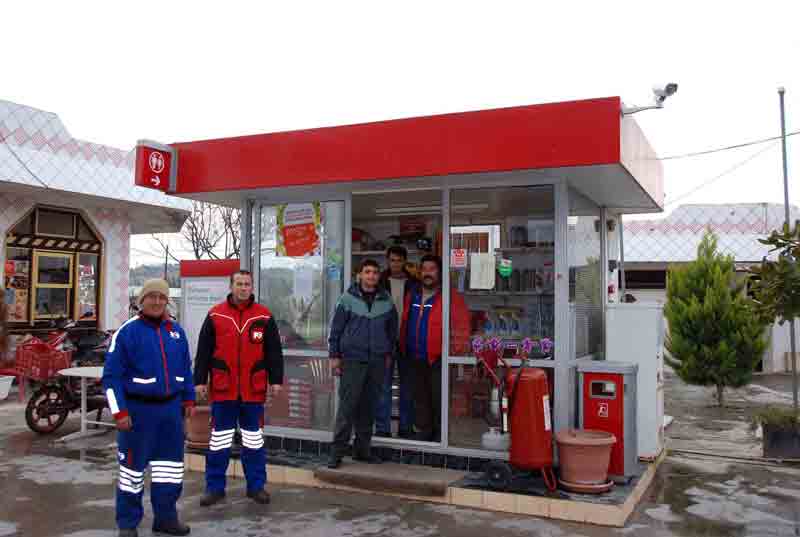 Benzin istasyonunda soygun