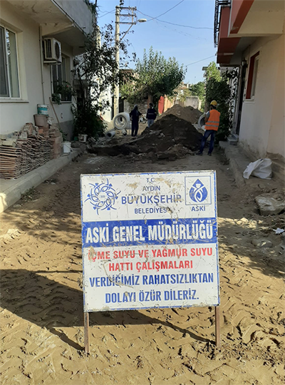 ÇERÇİOĞLU KANALİZASYON ALTYAPISINA KAVUŞTURDU