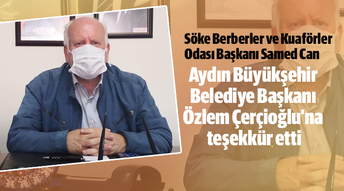 Can, Aydın Büyükşehir Belediye Başkanı Özlem Çerçioğlu'na teşekkür etti