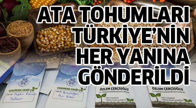 ATA TOHUMLARI TÜRKİYE’NİN HER YANINA GÖNDERİLDİ