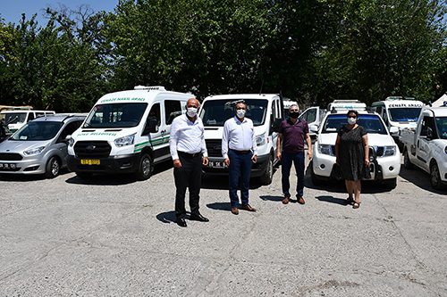 Söke Belediyesi yeni hizmet araçlarını tanıttı