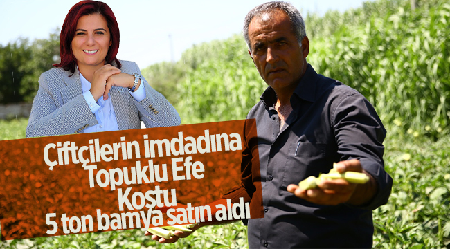 Çiftçilerin imdadına Topuklu Efe koştu