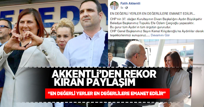 AKKENTLİ’DEN REKOR KIRAN PAYLAŞIM