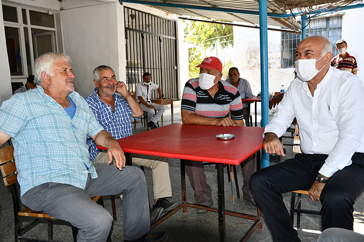 Başkan Tuncel mesaiye Serçin Mahallesi’nde başladı