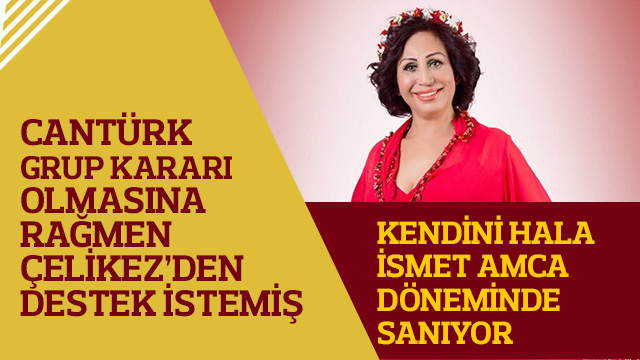 SAİME CANTÜRK GRUP KARARI OLMASINA RAĞMEN ÇELİKEZ’DEN DESTEK İSTEMİŞ