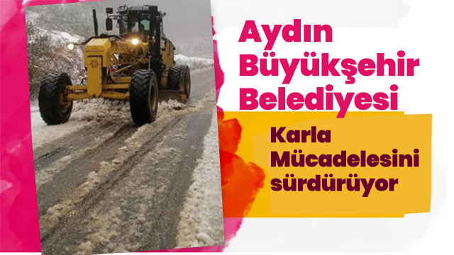 Karla mücadele çalışmalarına başlandı