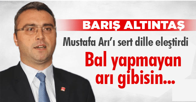 Altıntaş: "Bal yapmayan arı gibi boş boş uçup vızıldama"