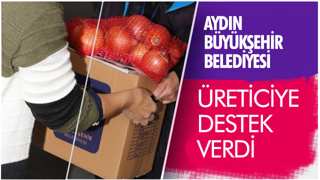 Büyükşehir’den patates ve soğan üreticisine destek