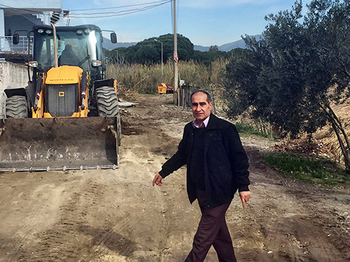 Söke Belediyesi’nden Yenidoğan’a yol yapım çalışması