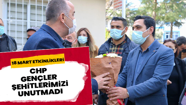 CHP’Lİ GENÇLER ŞEHİTLERİMİZİ UNUTMADI