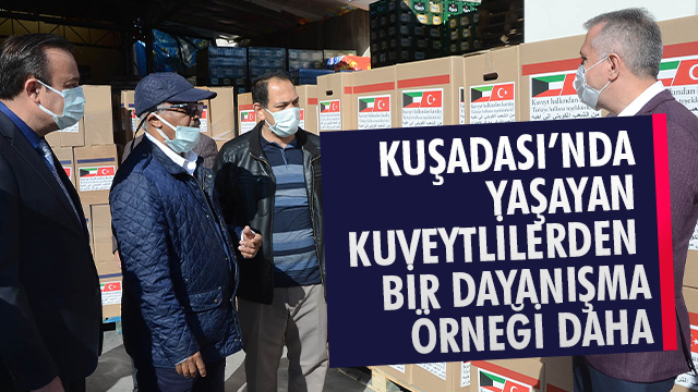 KUŞADASI’NDA YAŞAYAN KUVEYTLİLERDEN BİR DAYANIŞMA ÖRNEĞİ DAHA