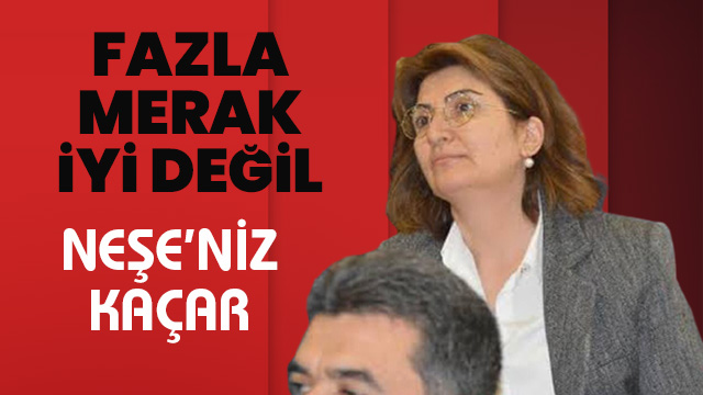 FAZLA MERAK İYİ DEĞİL NEŞE’NİZ KAÇAR