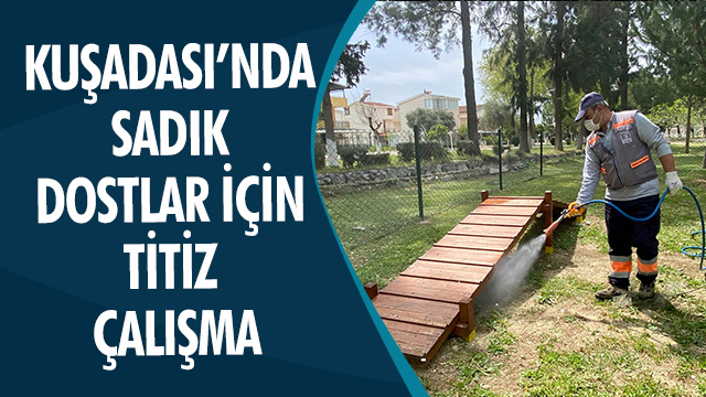 KUŞADASI’NDA SADIK DOSTLAR İÇİN TİTİZ ÇALIŞMA