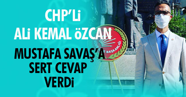 Başkan Özcan, Mustafa Savaş'a sert cevap verdi