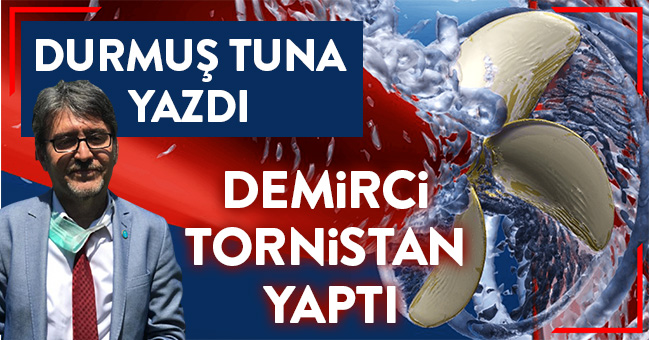 Demirci tornistan yaptı