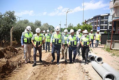 ASKİ'NİN KUŞADASI'NA YATIRIMLARI DEVAM EDİYOR