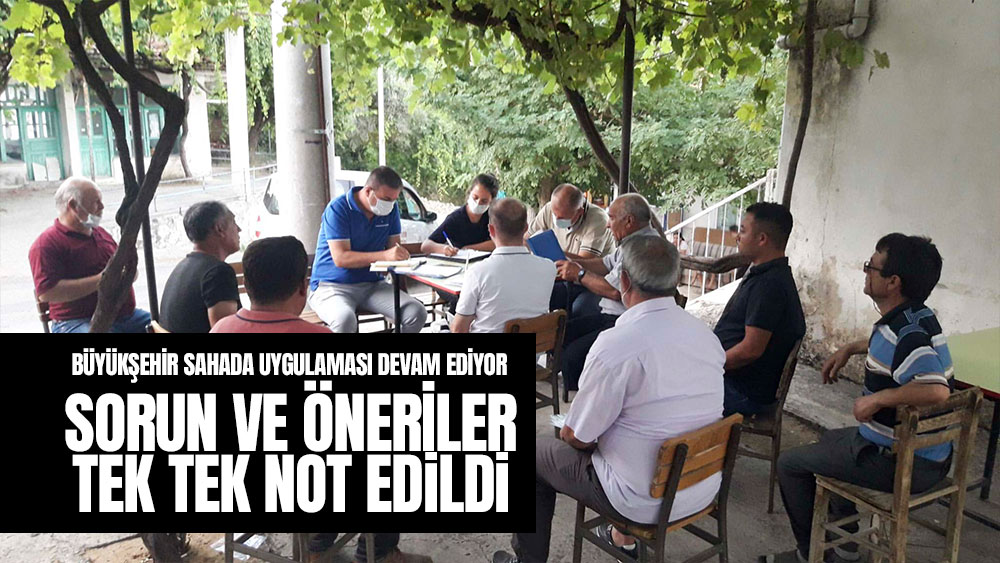 AYDIN BÜYÜKŞEHİR BELEDİYESİ 553 KÖYDE BİNLERCE VATANDAŞLA BULUŞTU