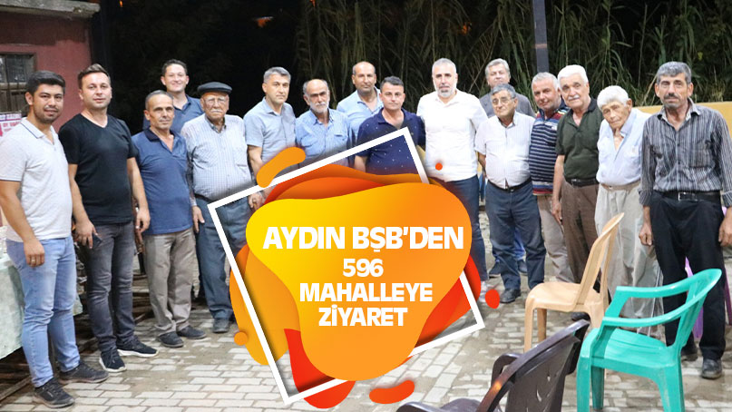 BÜYÜKŞEHİR BELEDİYESİ 596 MAHALLEYİ ZİYARET ETTİ