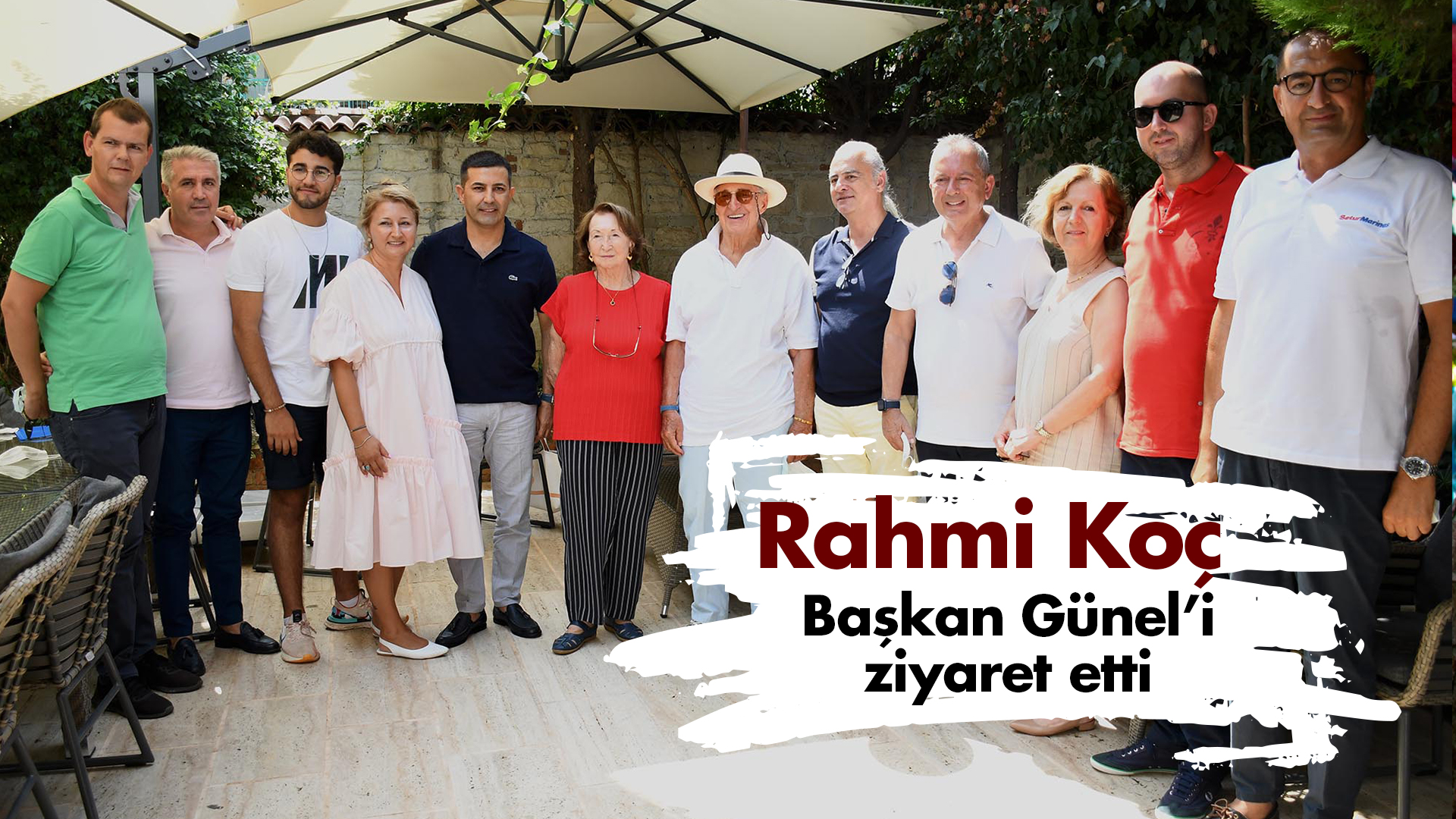 RAHMİ KOÇ’TAN BAŞKAN ÖMER GÜNEL’E NEZAKET ZİYARETİ