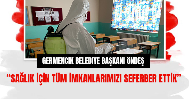 GERMENCİK BELEDİYESİ'NDEN YENİ EĞİTİM ÖĞRETİM YILI ÖNCESİNDE TÜM OKULLARDA DEZENFEKTE ÇALIŞMASI