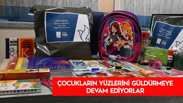 KUŞADASI BELEDİYESİ ÇOCUKLARIN YÜZÜNÜ GÜLDÜRMEYE DEVAM EDİYOR