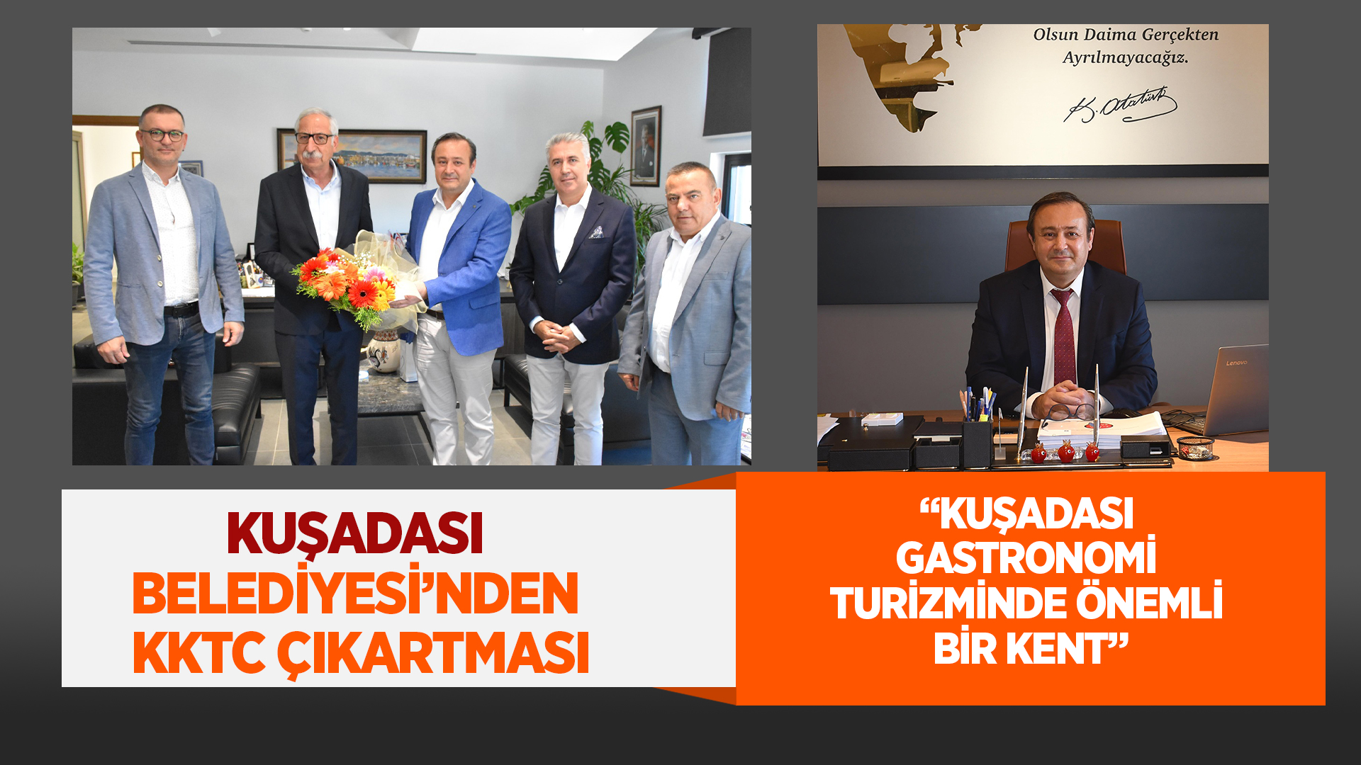 KUŞADASI BELEDİYESİ’NDEN KKTC ÇIKARTMASI