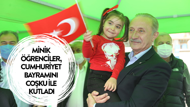 MİNİK ÖĞRENCİLER, CUMHURİYET BAYRAMINI COŞKU İLE KUTLADI