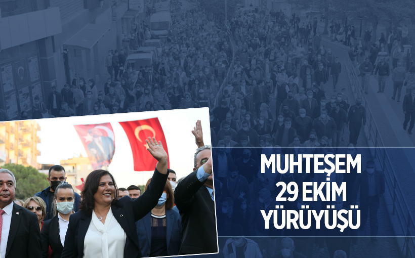 AYDIN BÜYÜKŞEHİR BELEDİYESİ’NDEN MUHTEŞEM CUMHURİYET YÜRÜYÜŞÜ