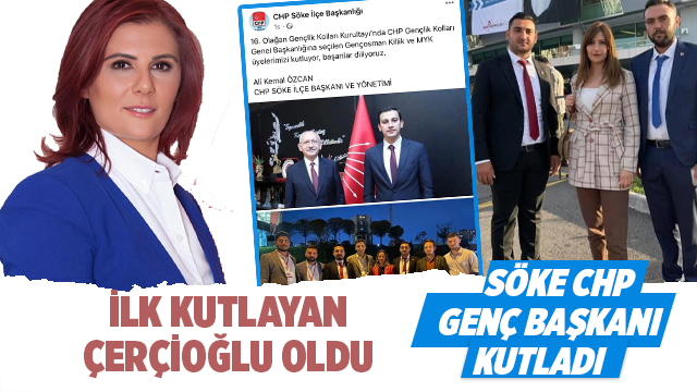 İLK KUTLAYAN BAŞKAN ÇERÇİOĞLU OLDU