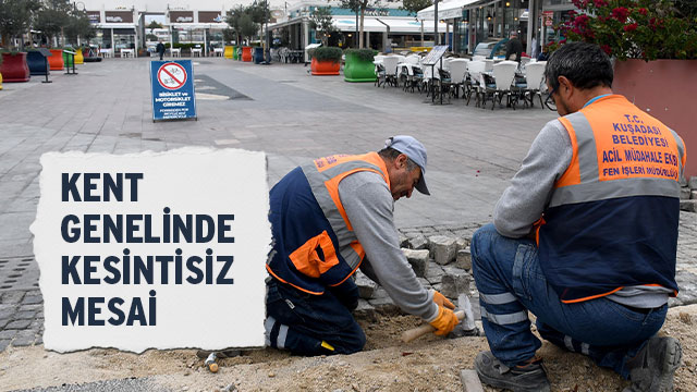 FEN İŞLERİ MÜDÜRLÜĞÜ’NDEN KENT GENELİNDE KESİNTİSİZ MESAİ