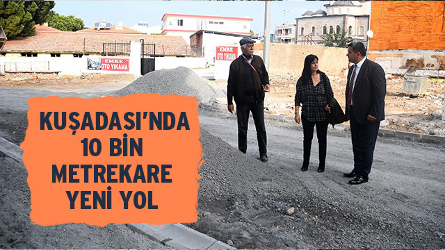 DAVUTLAR MAHALLESİ’NE 10 BİN METREKARE YENİ YOL DAHA