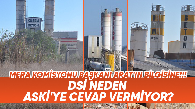 DSİ neden ASKİ'ye cevap vermiyor?