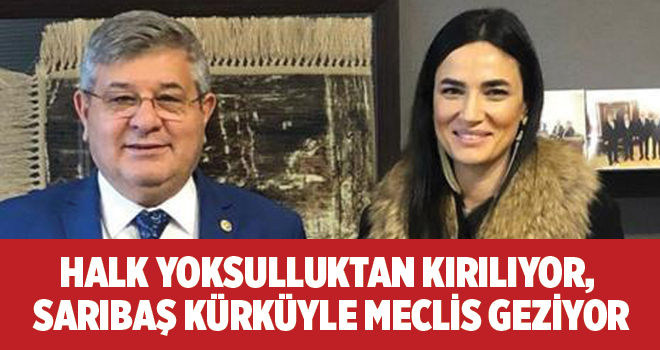 Halk Yoksulluktan kırılıyor, Seda Sarıbaş kürküyle meclis geziyor