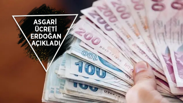 Erdoğan, yeni asgari ücreti canlı yayında açıkladı