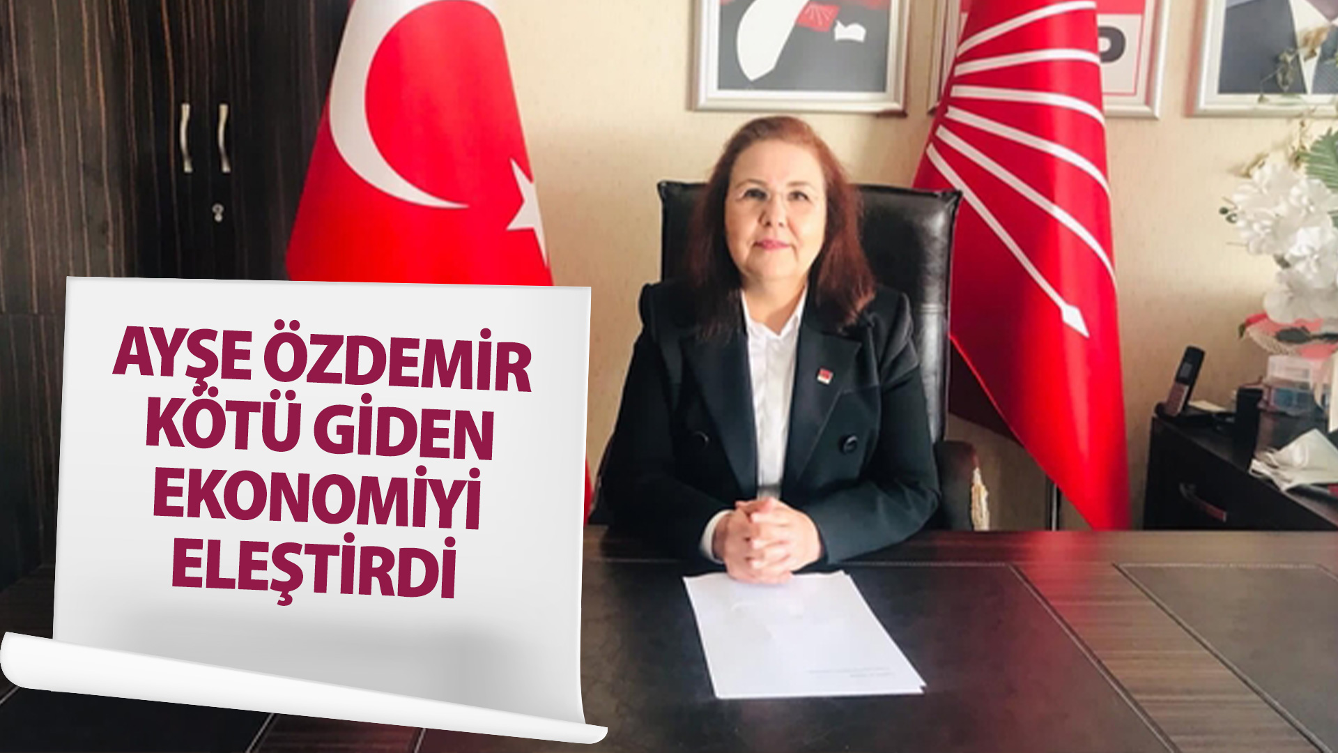 Başkan Özdemir, Kötü giden ekonomiyi eleştirdi