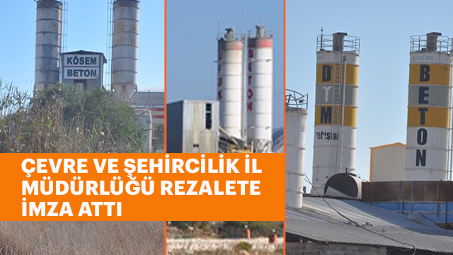 ÇEVRE VE ŞEHİRCİLİK İL MÜDÜRLÜĞÜ REZALETE İMZA ATTI