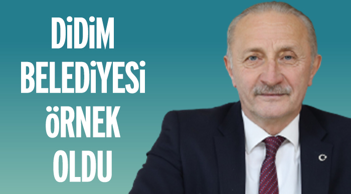 DİDİM BELEDİYESİ ÖRNEK OLDU