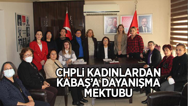 CHP'li kadınlardan Sedef Kabaş'a dayanışma mektubu