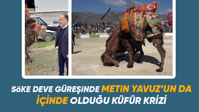 SÖKE DEVE GÜREŞİNDE YAVUZ’UN DA İÇİNDE OLDUĞU KÜFÜR KRİZİ