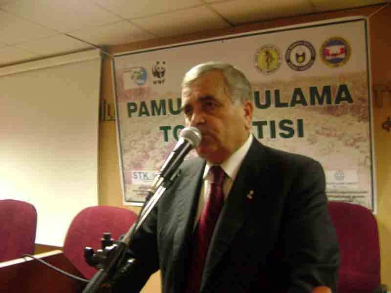 Pamukta sulama yöntemleri konulu toplantı yapıldı