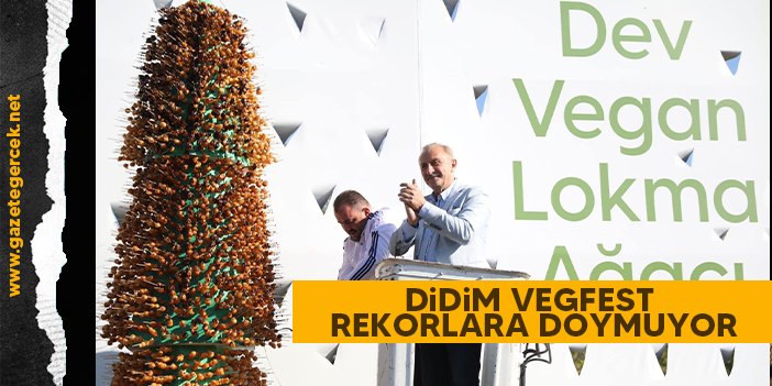 DİDİM VEGFEST REKORLARA DOYMUYOR