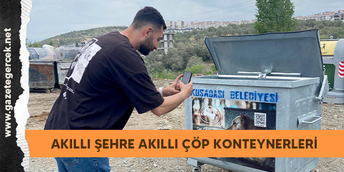 AKILLI ŞEHRE AKILLI ÇÖP KONTEYNERLERİ