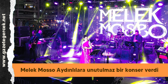 Sanatçı Melek Mosso Aydınlılara unutulmaz bir konser verdi