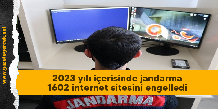2023 yılı içerisinde jandarma1602 internet sitesini engelledi