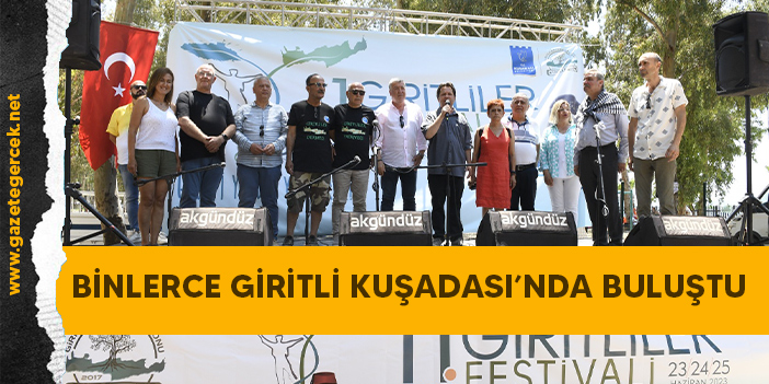 BİNLERCE GİRİTLİ KUŞADASI’NDA BULUŞTU